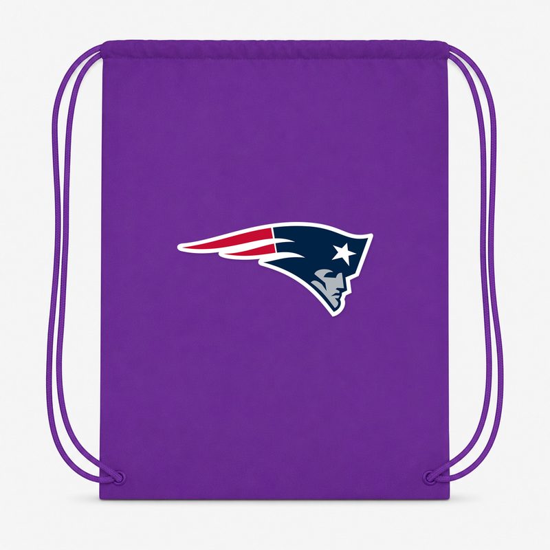 New England Patriots Drawstring Bag - Purple
