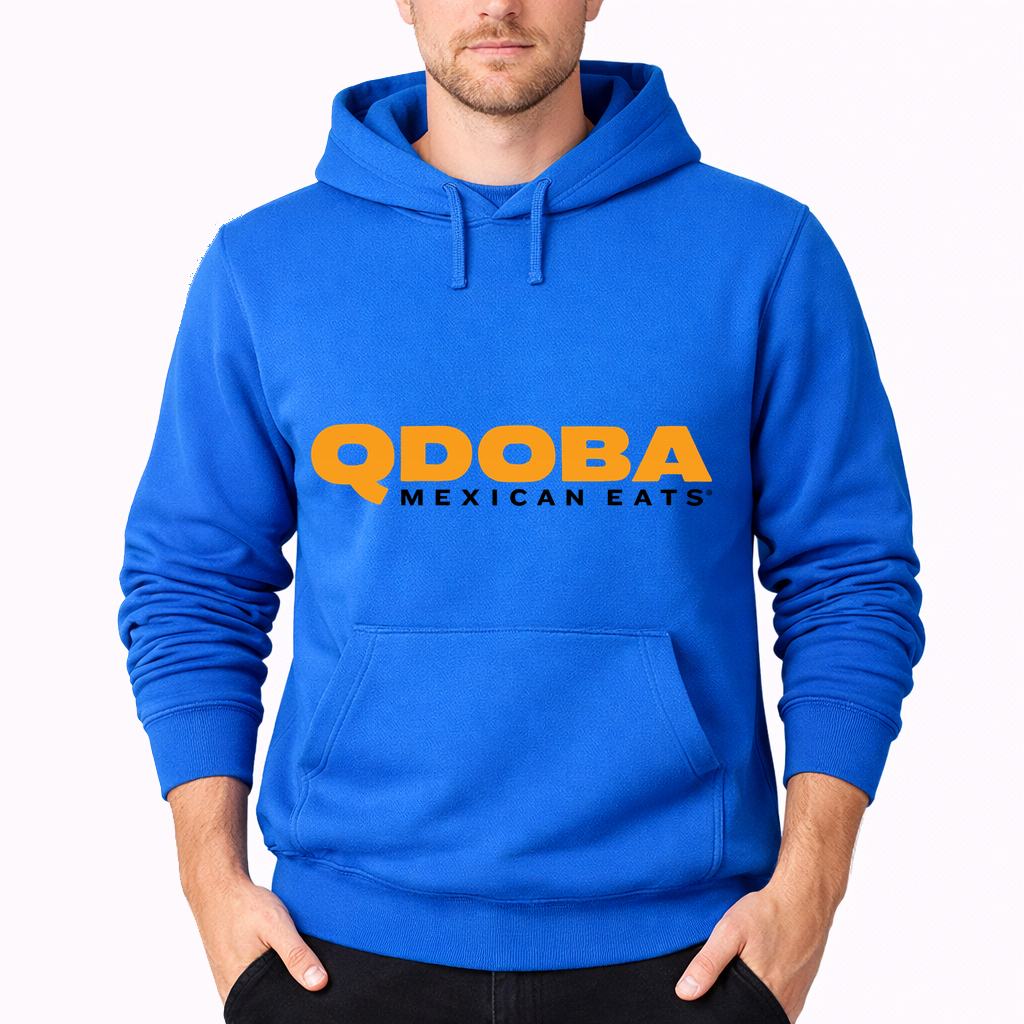 Men's Qdoba Pullover Hoodie - Azure
