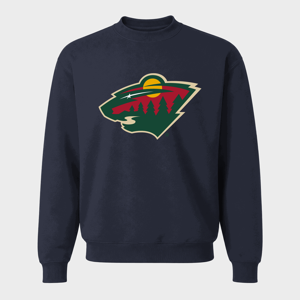 Men's Minnesota Wild Crewneck Sweatshirt - Navy