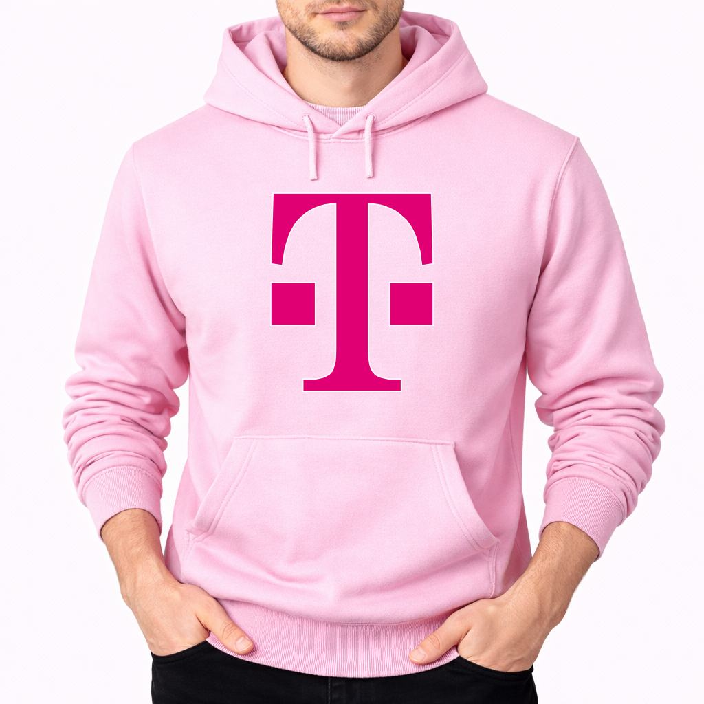 Men's T Mobile Pullover Hoodie - Pink