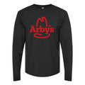 Men's Logo-Arbys-1536x864 Long sleeves Cotton Blend T-Shirt - Black