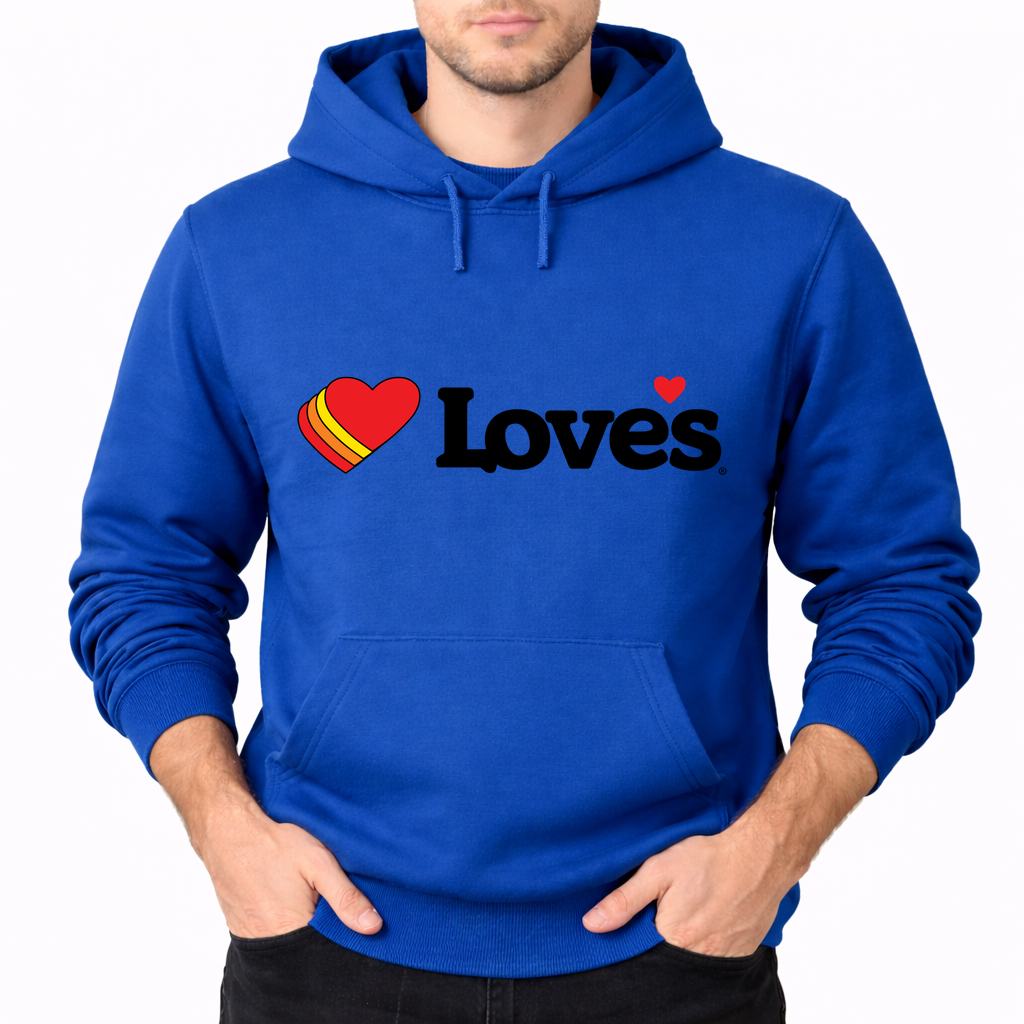 Men's Love's Travel Stops Pullover Hoodie - Blue