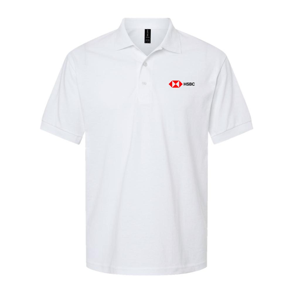 Men's HSBC Dry Blend Polo - White