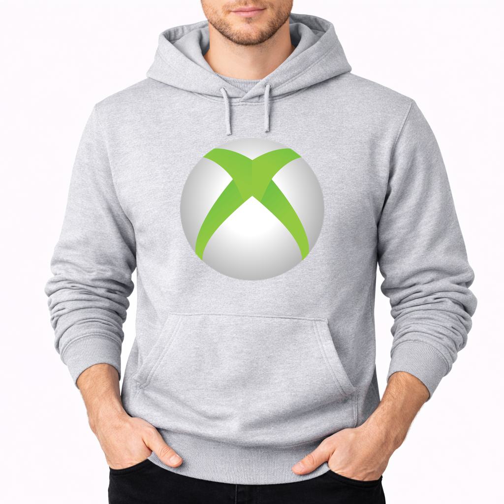 Men's Xbox Gaming Pullover Hoodie - Gray
