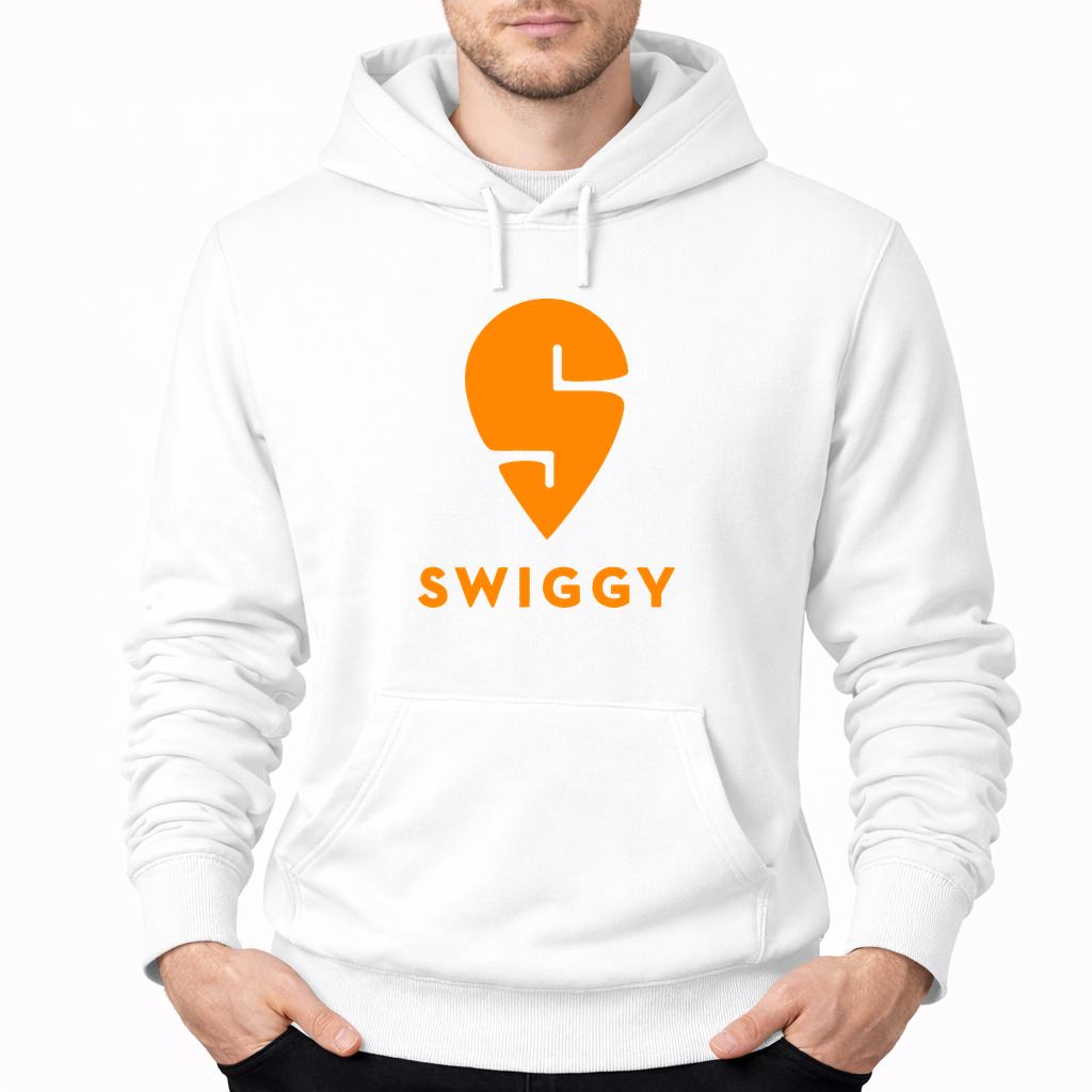Men's Swiggy Pullover Hoodie - White