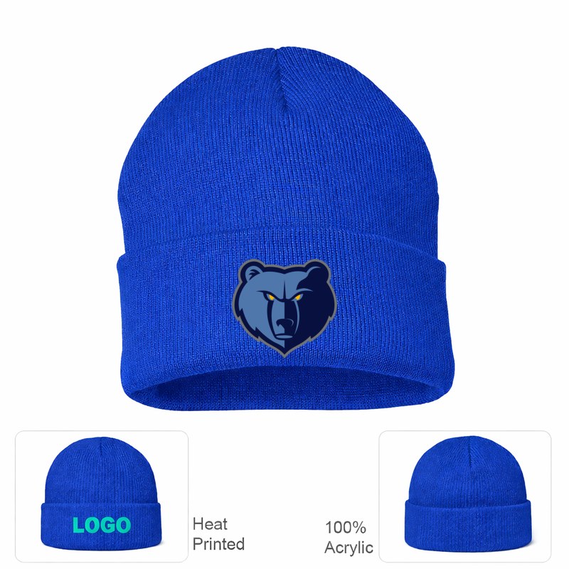 Memphis Grizzlies Royal Blue Beanie Hat