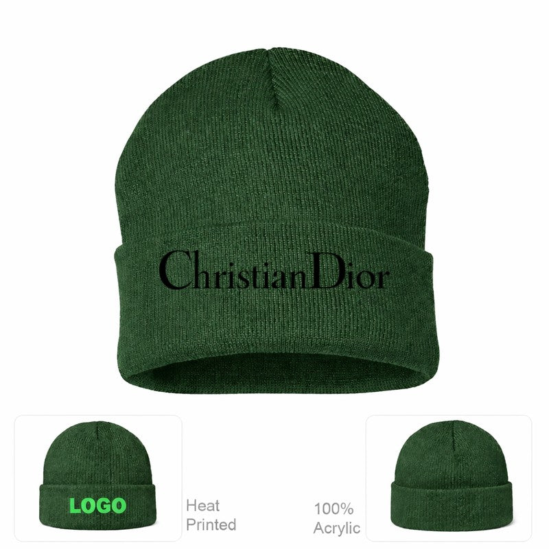 Dior 2 Forest Green Beanie Hat