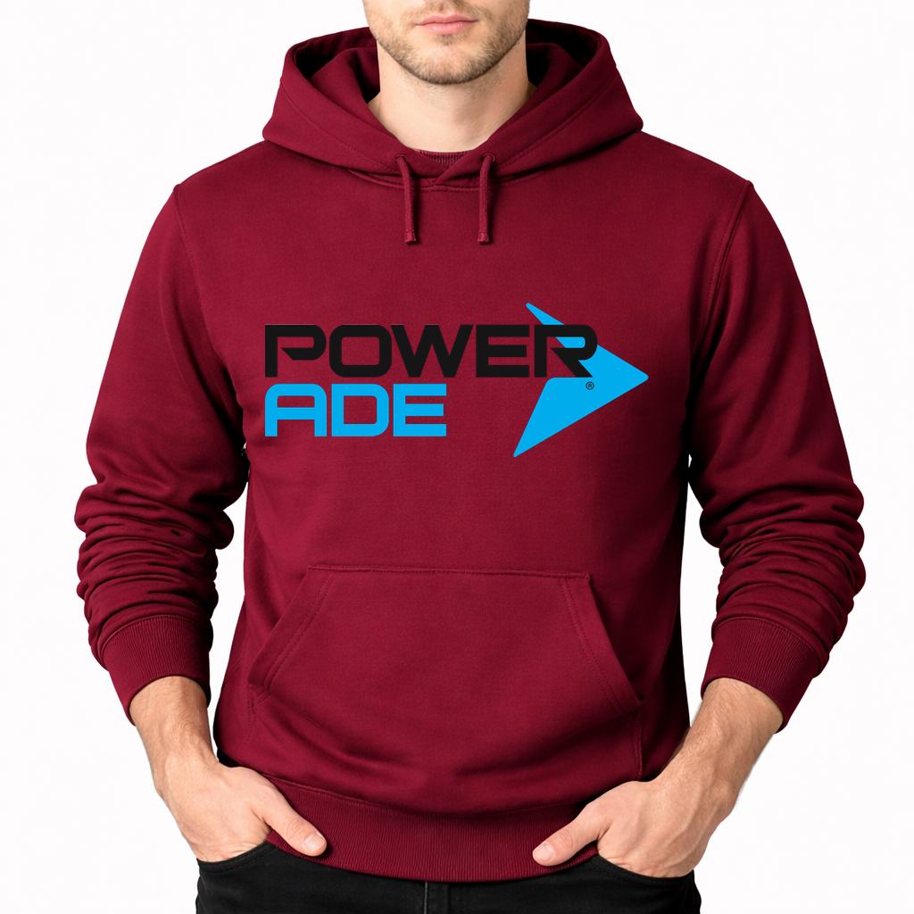 Men's Powerade Pullover Hoodie - Burgundy