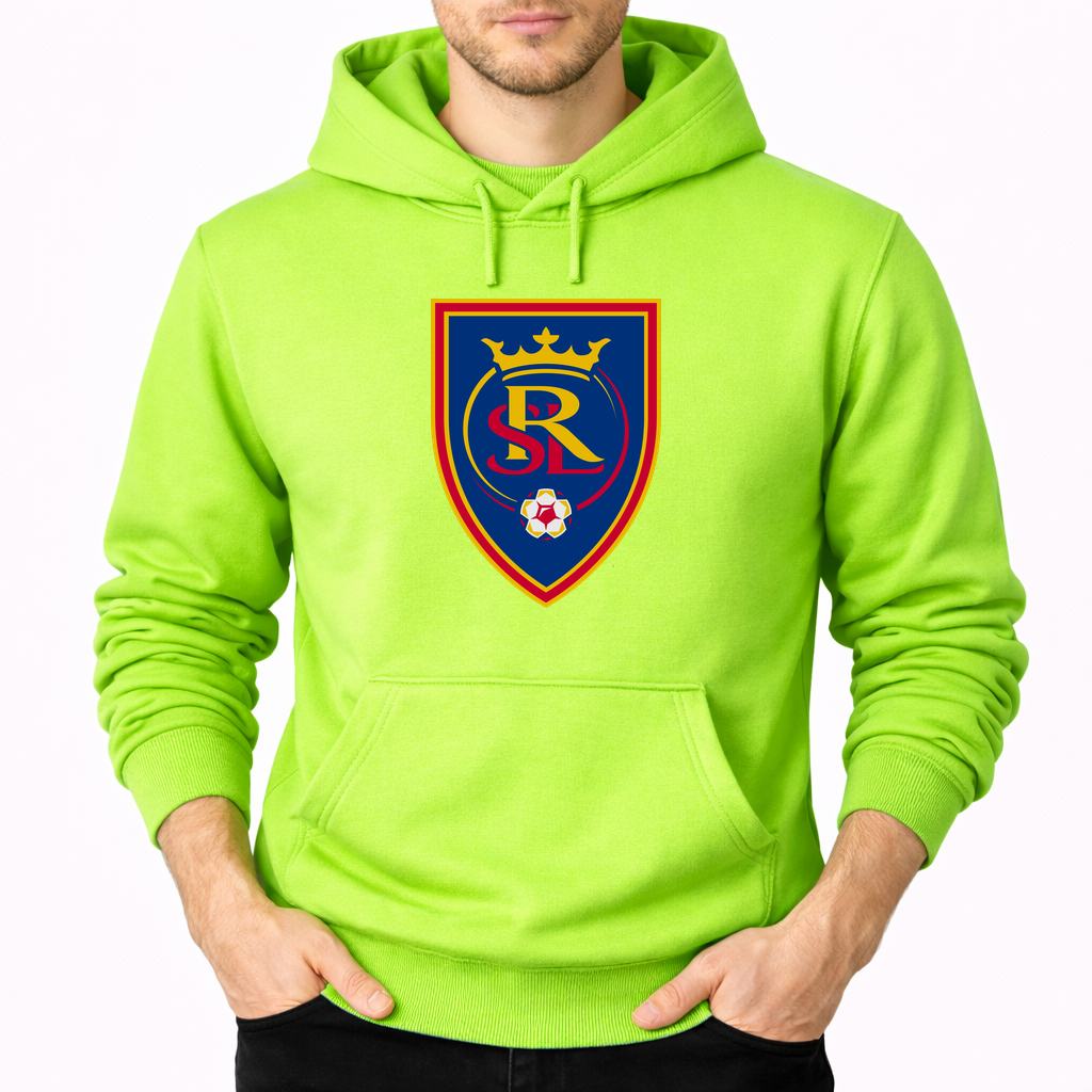 Men's Real Salt Lake Soccer Pullover Hoodie - Lime green