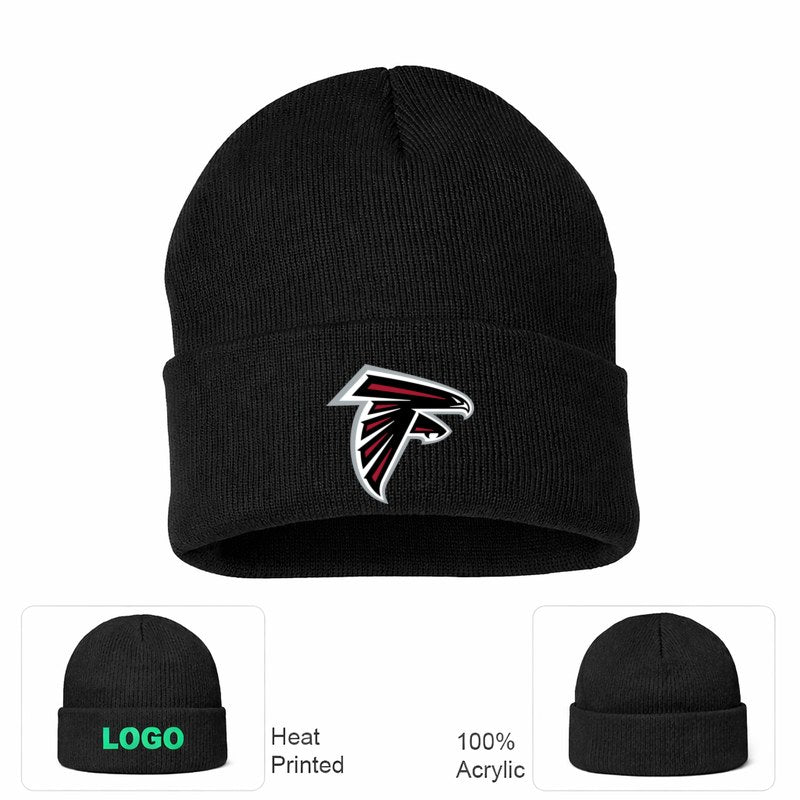 Atlanta Falcons Black Beanie Hat