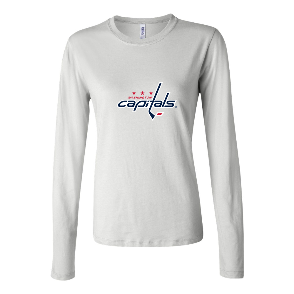 Women's Washington Capitals Long Sleeve T-Shirt - White