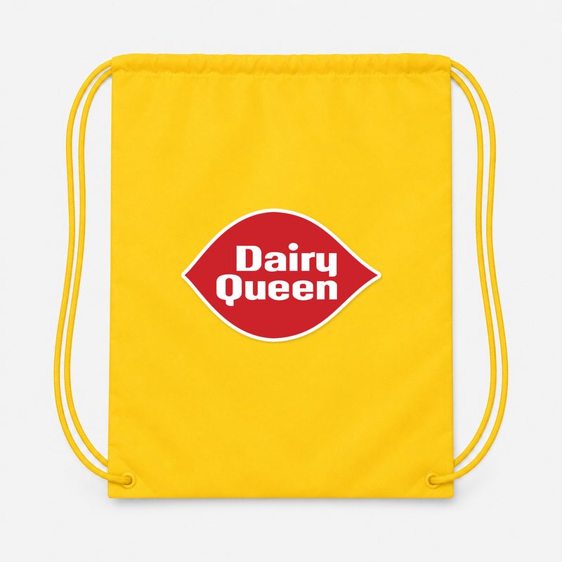 Dairy Queen Drawstring Bag - Yellow
