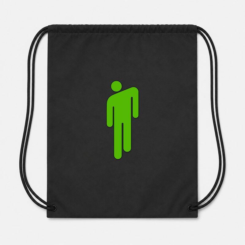 Billie Eilish Drawstring Bag - Black