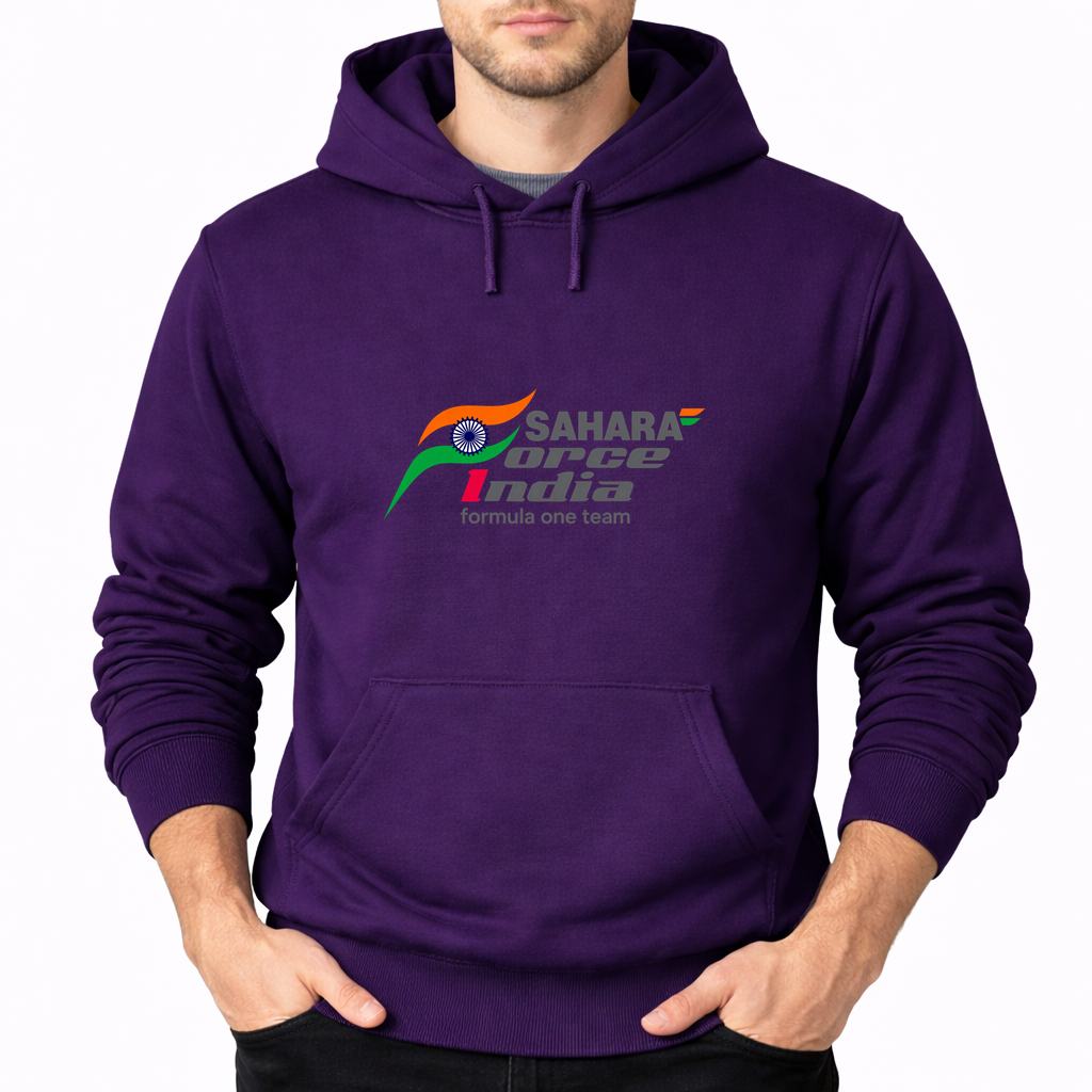 Men's Sahara Force India Formula One Team Pullover Hoodie - Purple