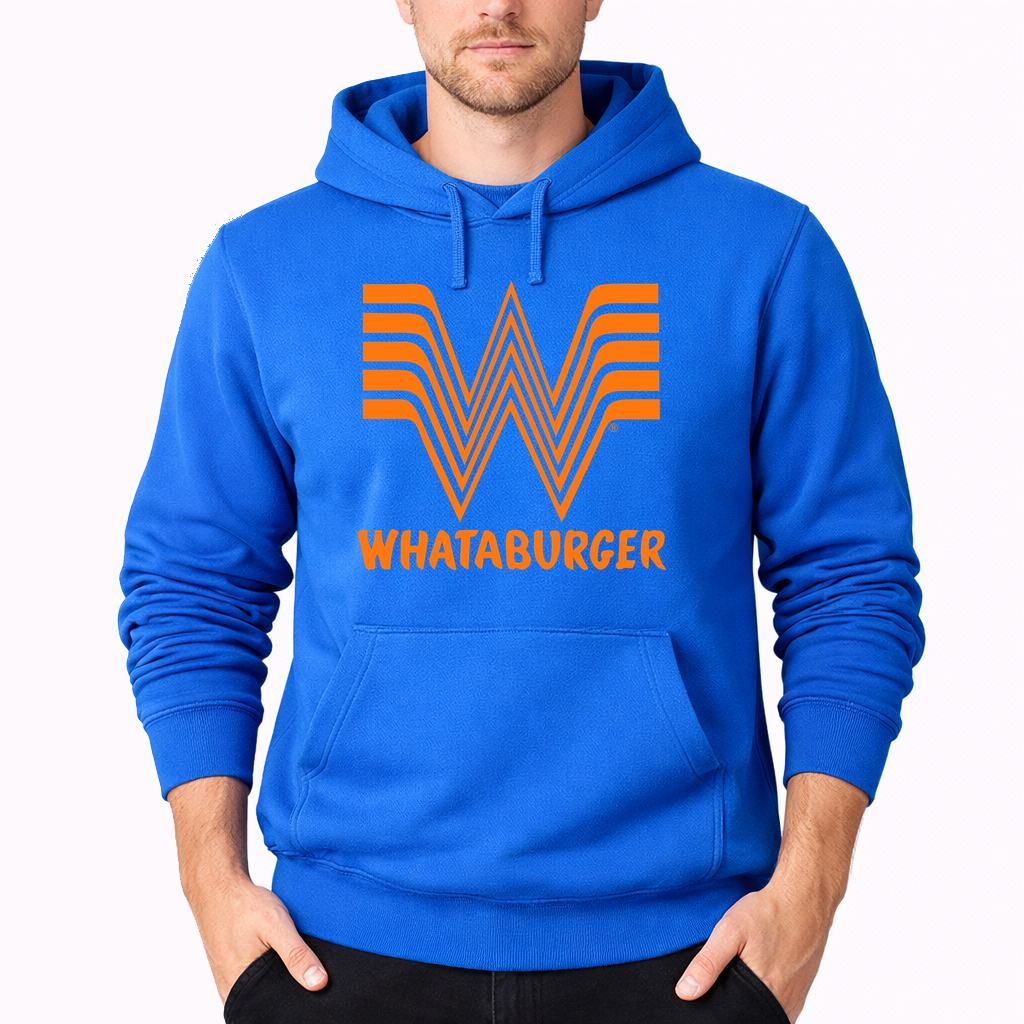 Men's Whataburger Pullover Hoodie - Azure