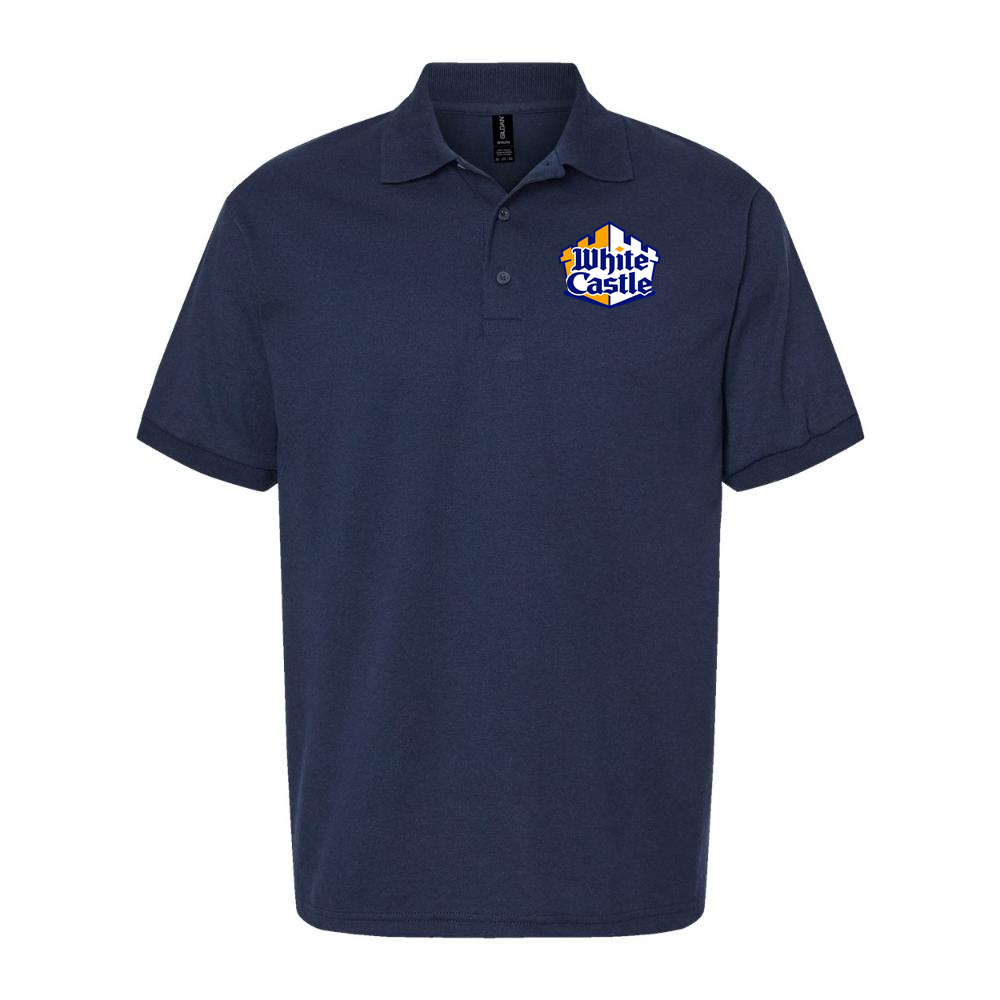 Men's White Castle Dry Blend Polo - Navy