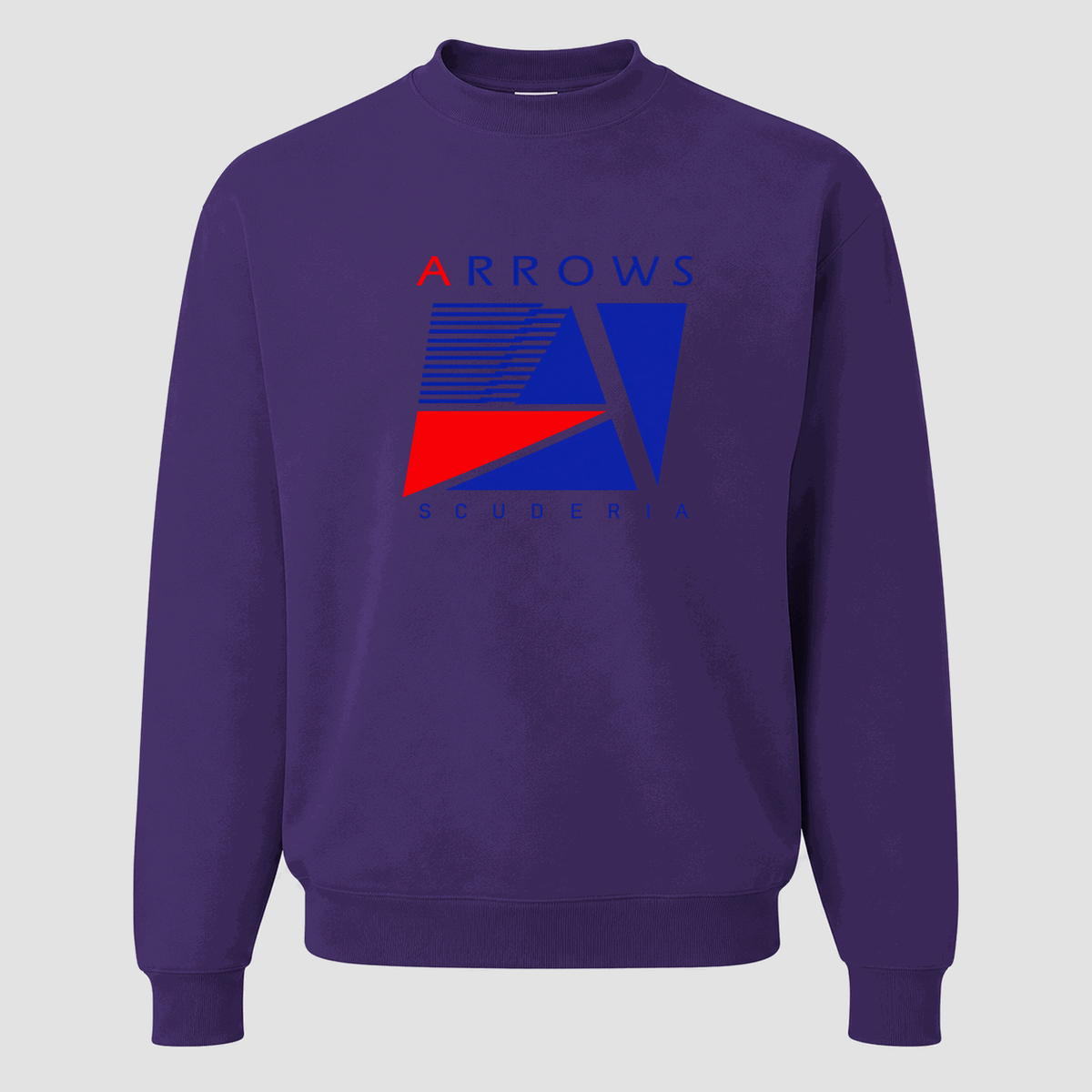 Men's Arrows F1 Team Crewneck Sweatshirt - Purple
