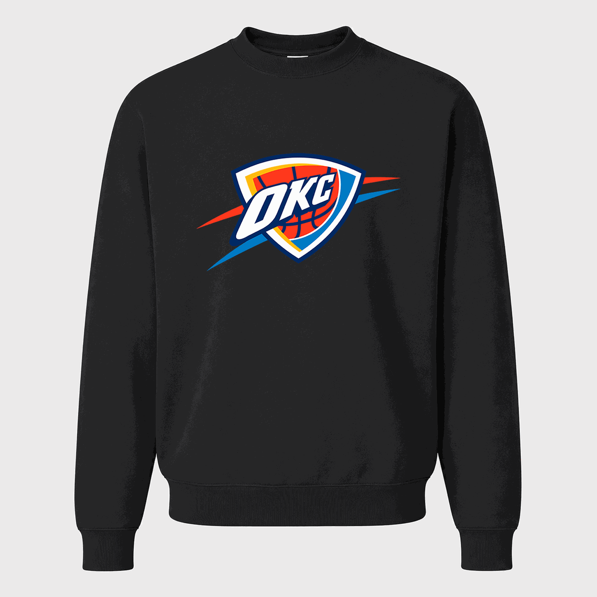 Men's Oklahoma City Thunder Crewneck Sweatshirt - Black