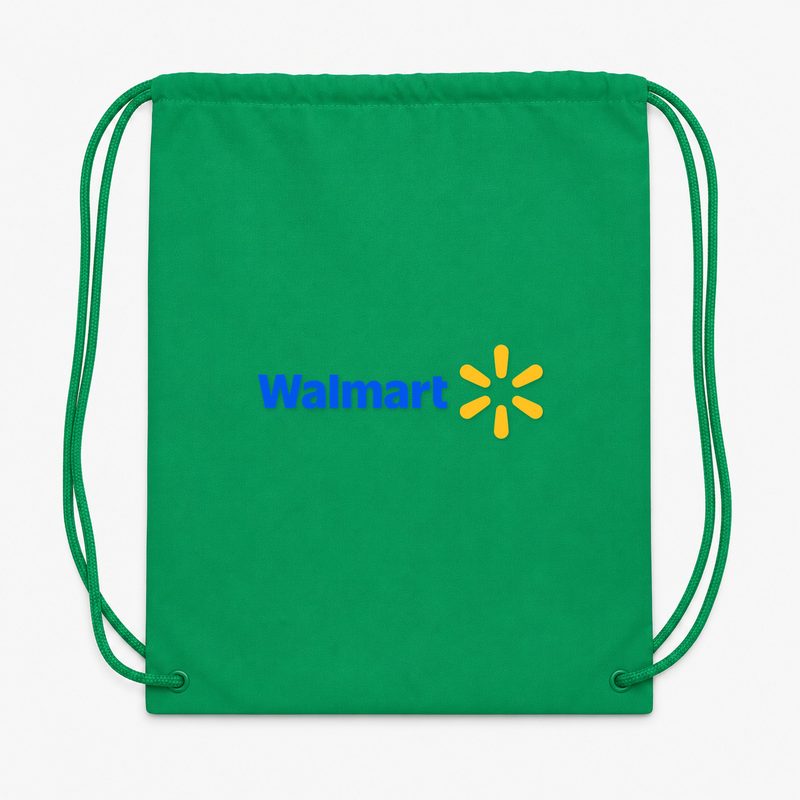 Walmart Drawstring Bag - Green