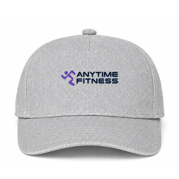 Anytime Fitness Logo Gray Dad Baseball Cap Hat