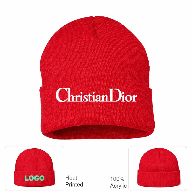 Dior Red Beanie Hat