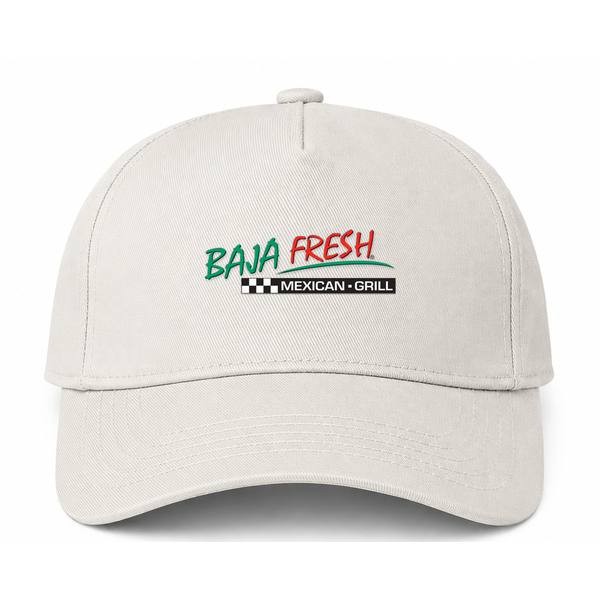 Baja Fresh Logo Beige Dad Baseball Cap Hat