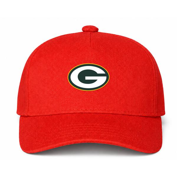 Green Bay Packers NFL Logo Red Dad Baseball Cap Hat