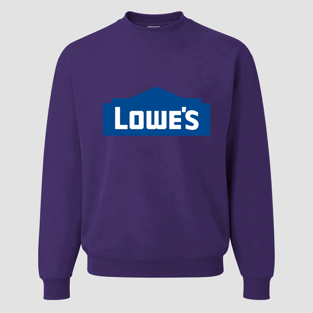 Men's Lowe's Crewneck Sweatshirt - Purple