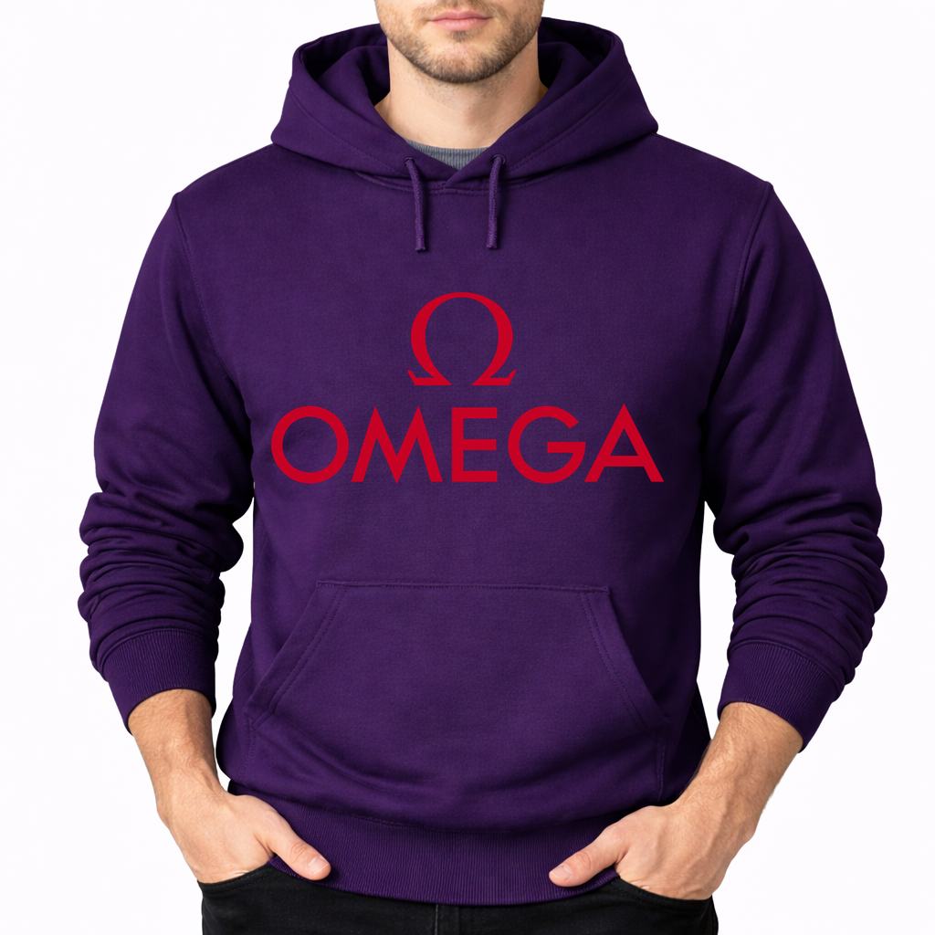 Men's Omega Pullover Hoodie - Purple