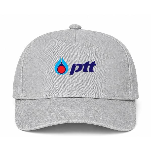 PTT Logo Gray Dad Baseball Cap Hat