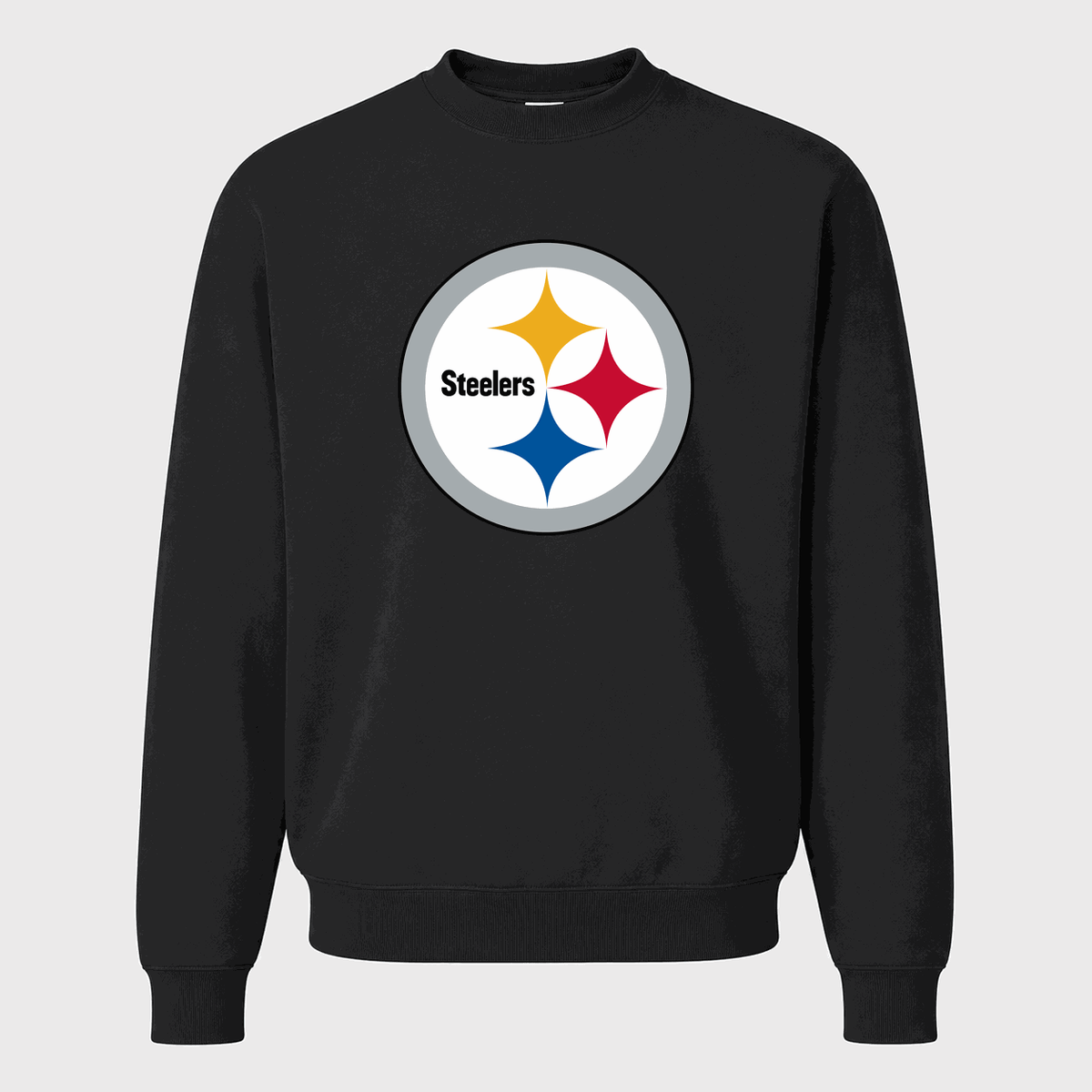 Men's Pittsburgh Steelers Crewneck Sweatshirt - Black