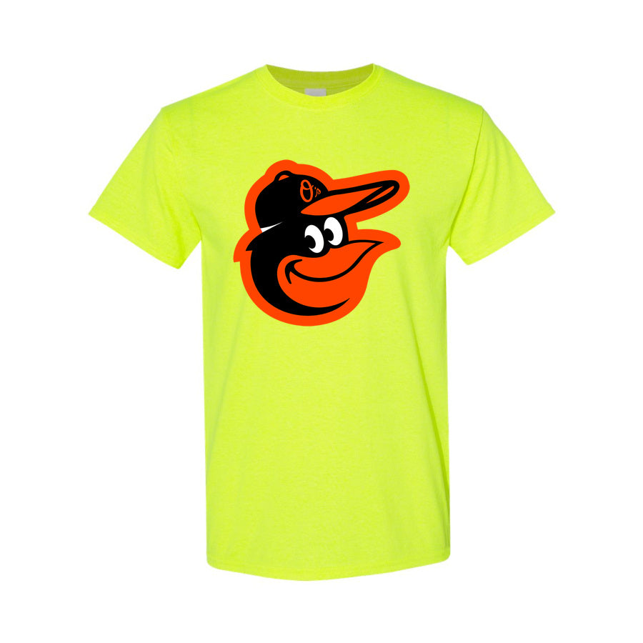 Men's Baltimore Orioles Cotton T-Shirt - Safety Green