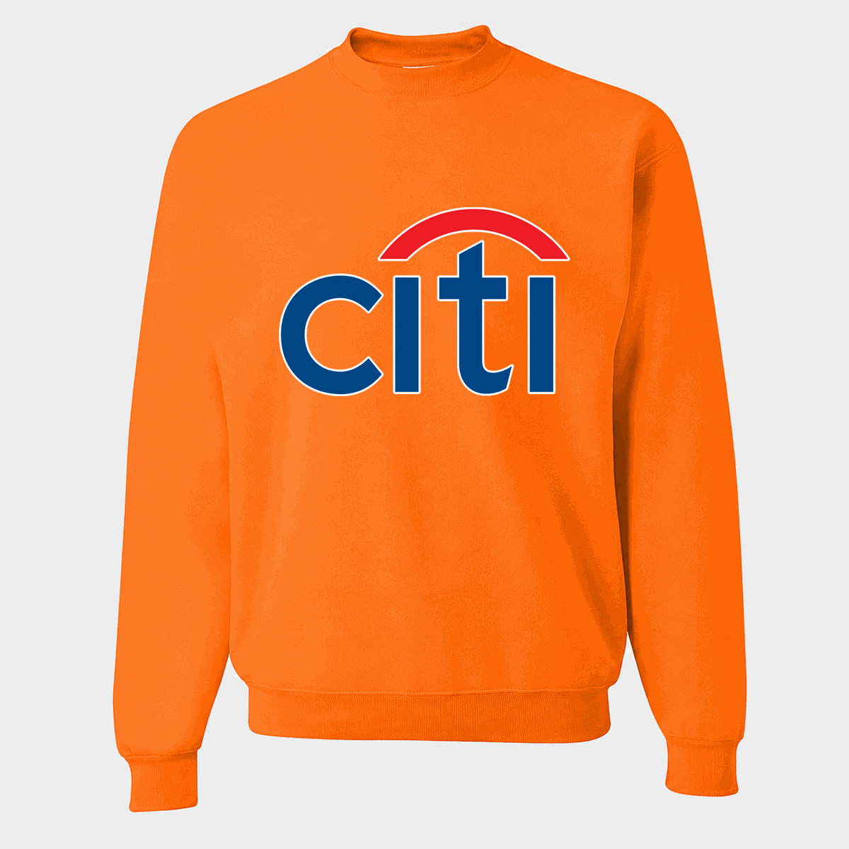 Men's Citi Crewneck Sweatshirt - Orange