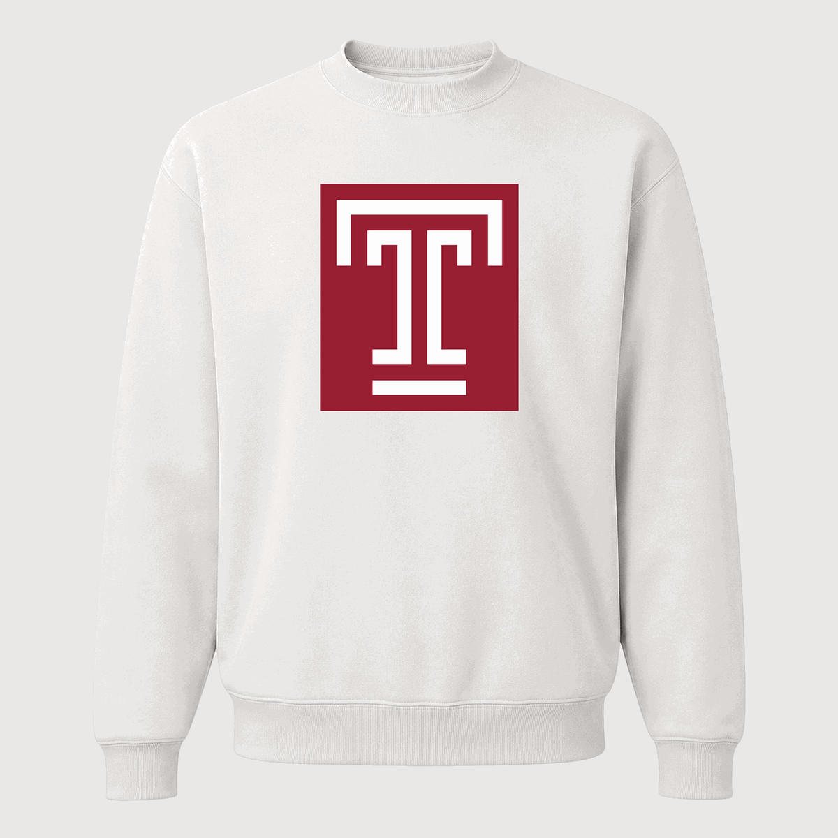 Men's Temple Owls Crewneck Sweatshirt - White