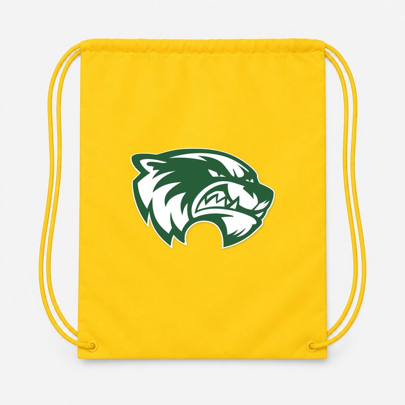 Utah Valley Wolverines Drawstring Bag - Yellow
