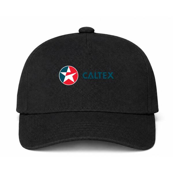 Caltex Logo Black Dad Baseball Cap Hat