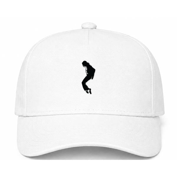 Michael Jackson Logo White Dad Baseball Cap Hat
