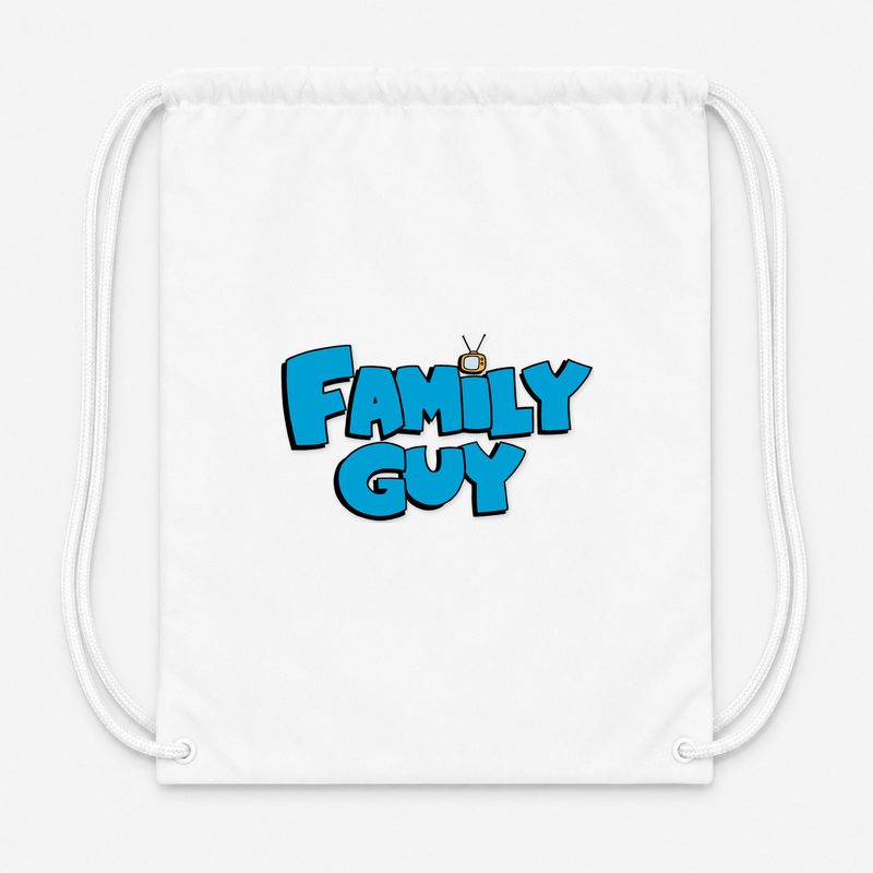 Family Guy PNG1 Drawstring Bag - White