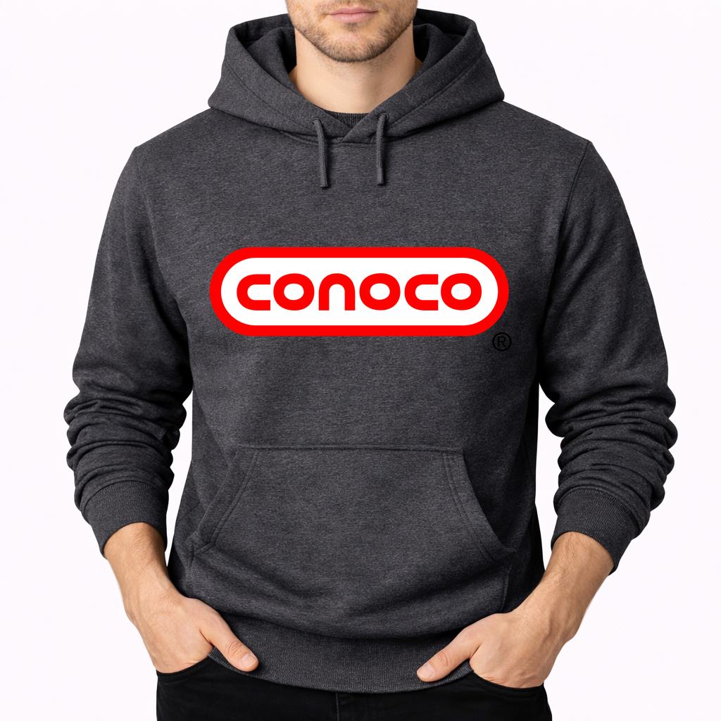 Men's Conoco Pullover Hoodie - Charcoal