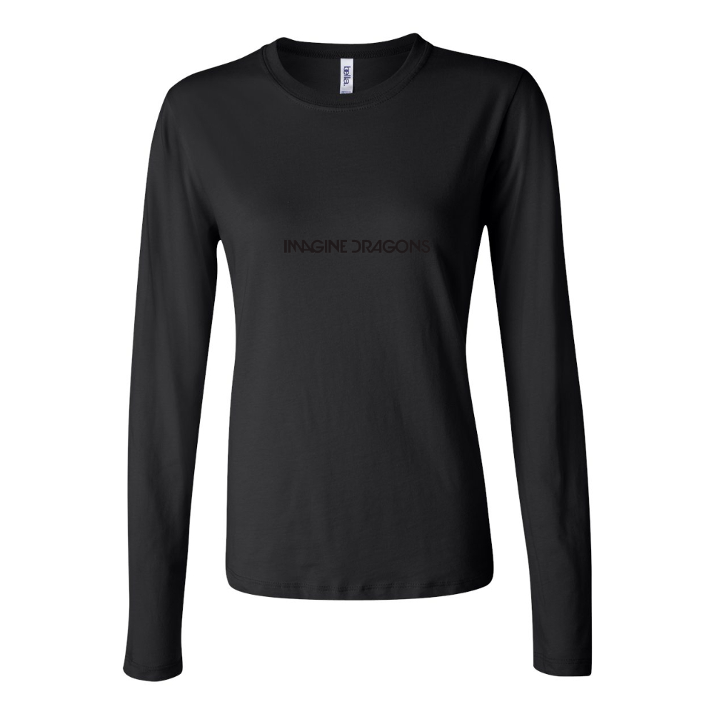 Women's Imagine Dragons Long Sleeve T-Shirt - Black