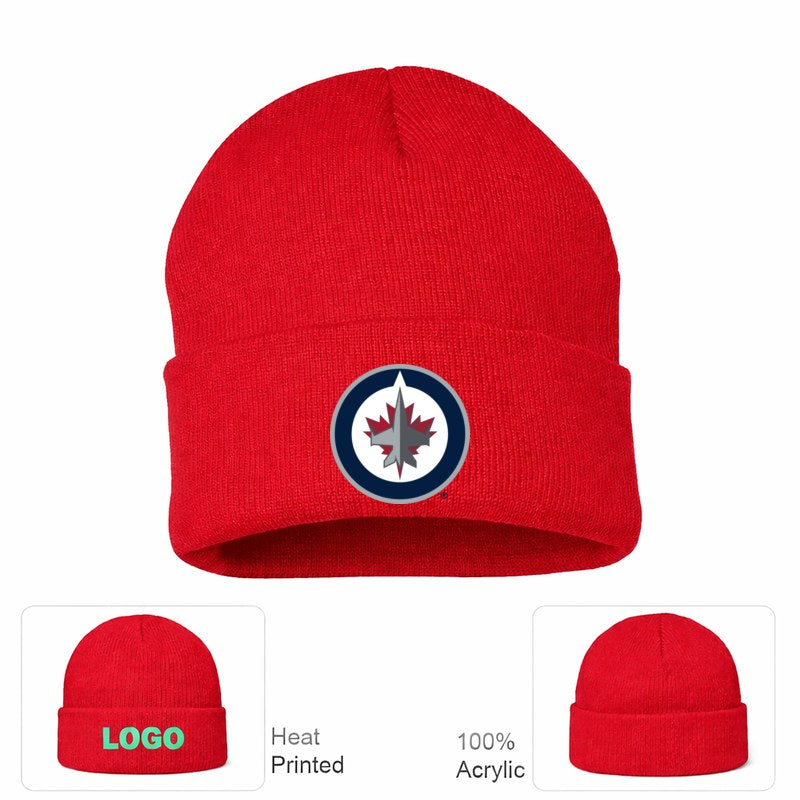 Winnipeg Jets Red Beanie Hat