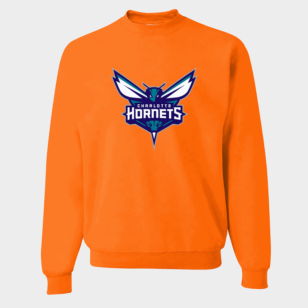 Men's Charlotte Hornets Crewneck Sweatshirt - Orange