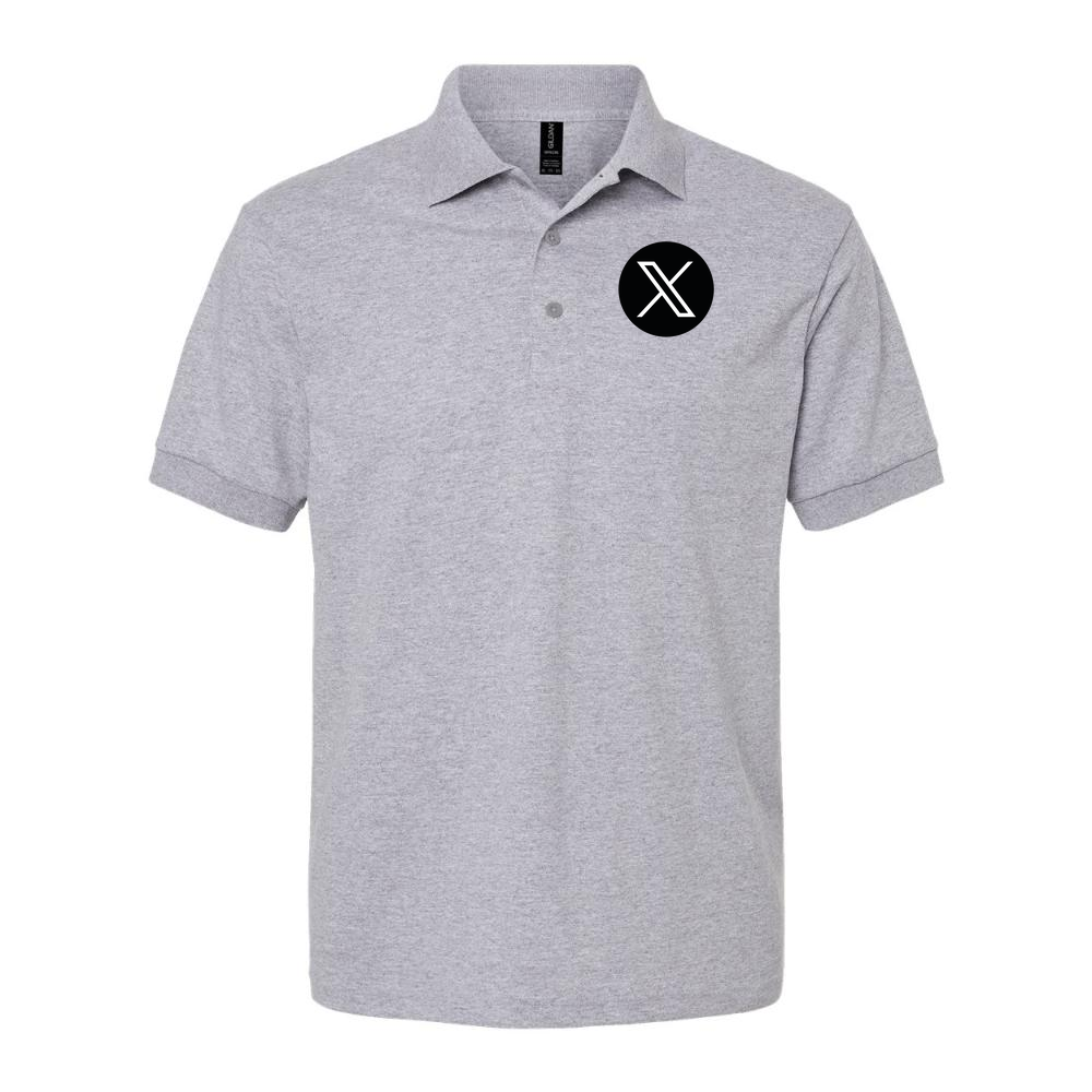 Men's Twitter X Dry Blend Polo - Gray