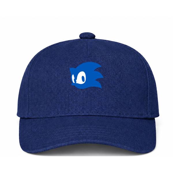 Sonic Logo Navy Dad Baseball Cap Hat