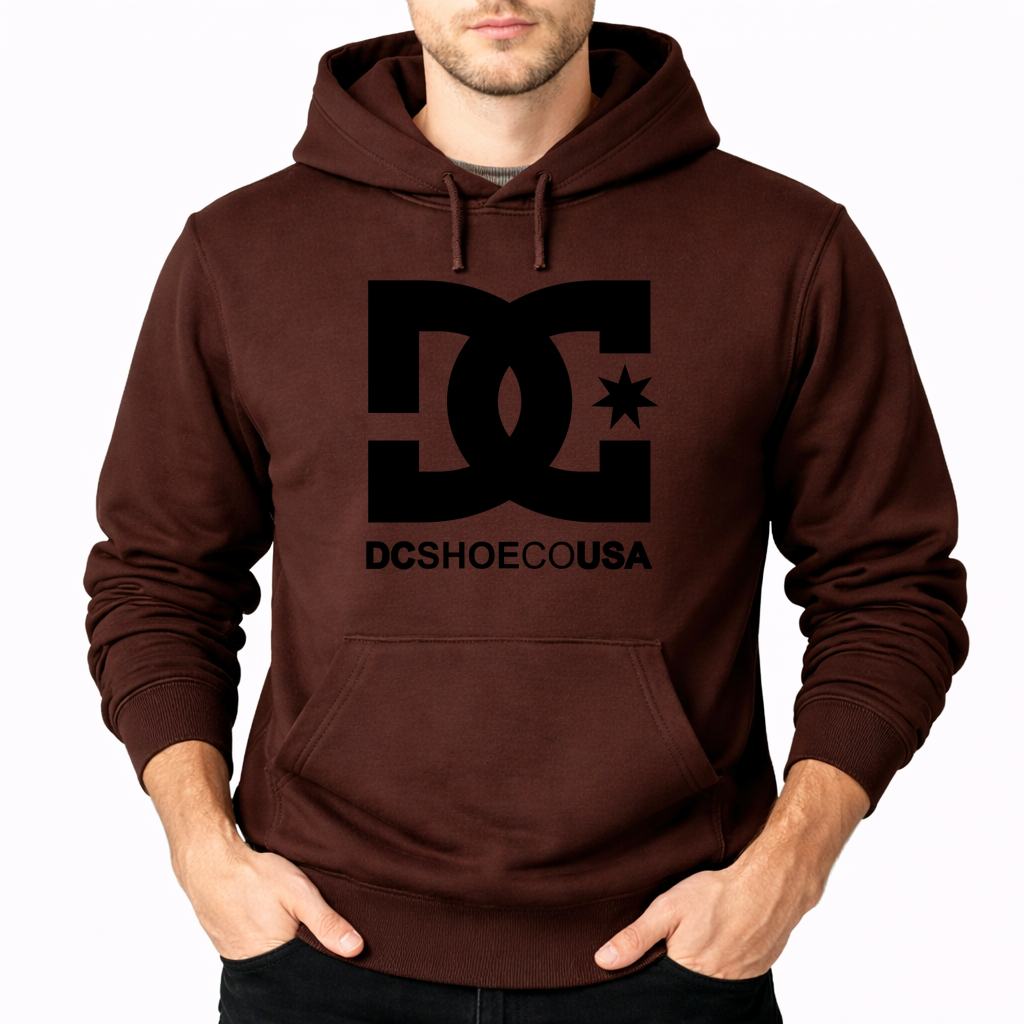 Men's DC Pullover Hoodie - Brown