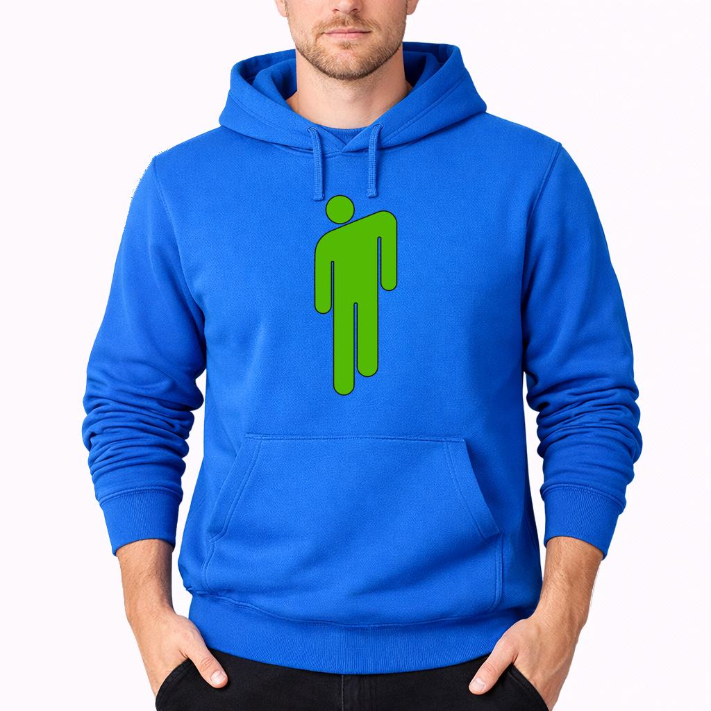 Men's Billie Eilish Pullover Hoodie - Azure