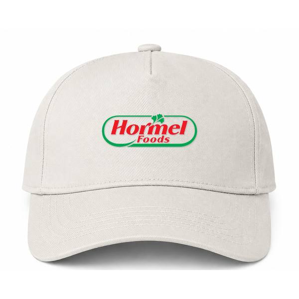 Hormel Logo Beige Dad Baseball Cap Hat