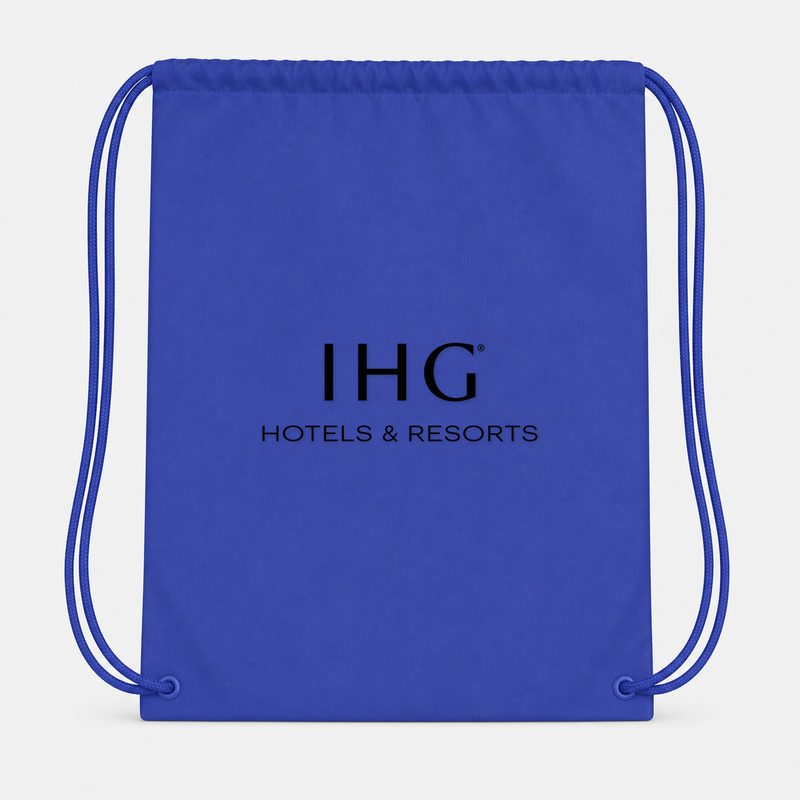 IHG Drawstring Bag - Blue