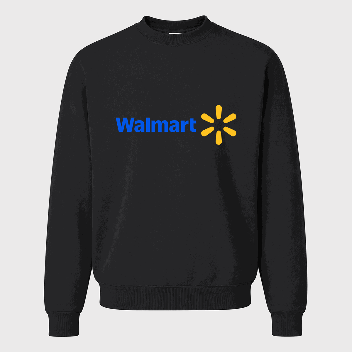 Men's Walmart Crewneck Sweatshirt - Black
