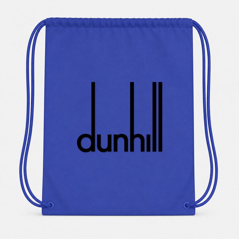 Dunhill Black Drawstring Bag - Blue
